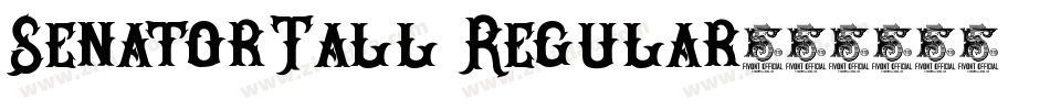 SenatorTall Regular字体转换